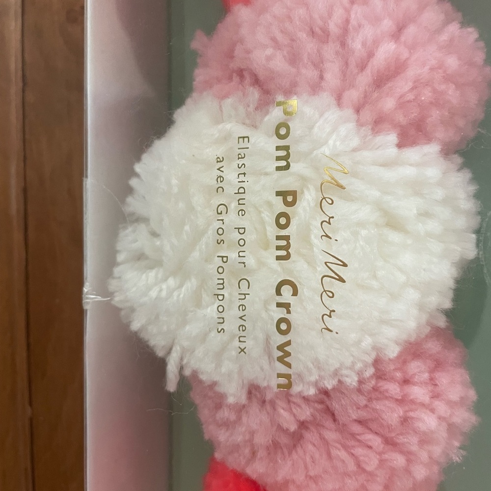 Meri Meri Pom Pom crown NWT